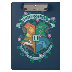 HOGWARTS™ Floral Crest Clipboard
