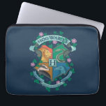 HOGWARTS™ Floral Crest Laptop Sleeve<br><div class="desc">HARRY POTTER™ | Check out this floral HOGWARTS™ Crest illustration!</div>