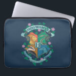 HOGWARTS™ Floral Crest Laptop Sleeve<br><div class="desc">HARRY POTTER™ | Check out this floral HOGWARTS™ Crest illustration!</div>