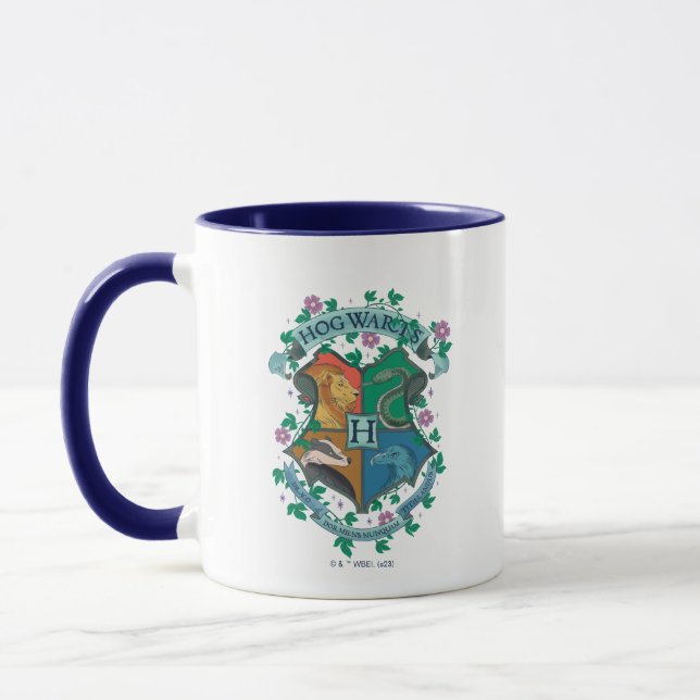 HOGWARTS™ Floral Crest Mug (Left)