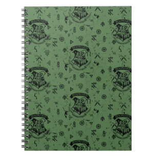 HOGWARTS™ Green Pattern Spiral Notebook