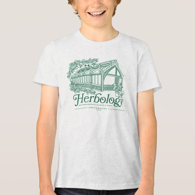 HOGWARTS™ Herbology Greenhouse Tri-Blend Shirt (Front)