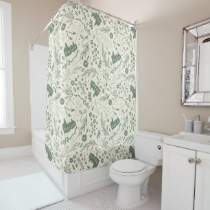 HOGWARTS™ Herbology Magic Pattern Shower Curtain