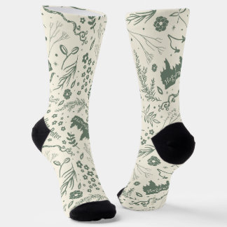 HOGWARTS™ Herbology Magic Pattern Socks