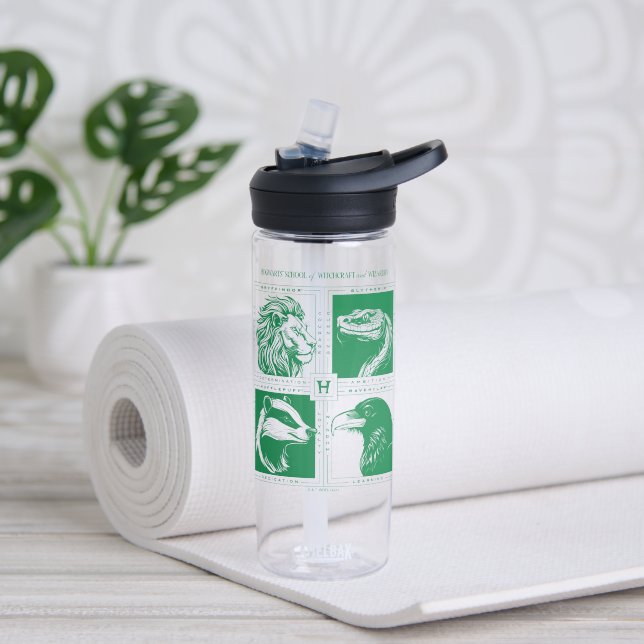 HOGWARTS™ House Animals Grid Water Bottle (Yoga)