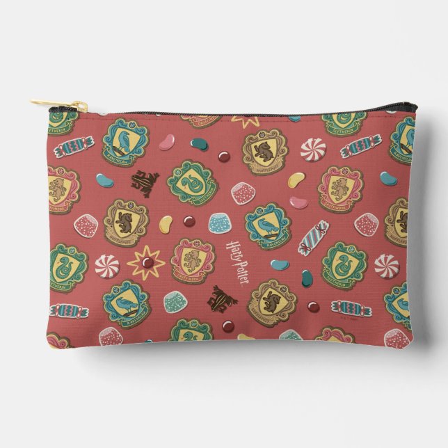 HOGWARTS™ Houses Holiday Cookie Pattern Accessory Pouch (Front)