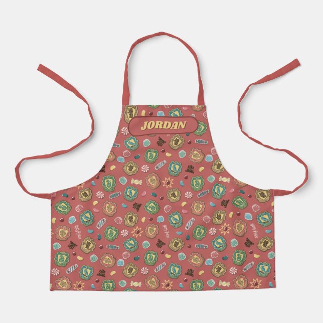 HOGWARTS™ Houses Holiday Cookie Pattern Apron (Front)