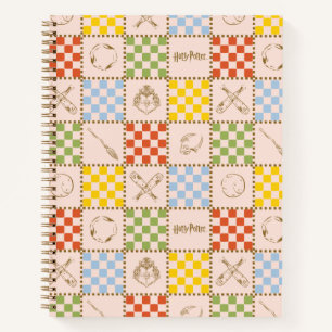 HOGWARTS™ QUIDDITCH™ Team Chequered Pattern Notebook
