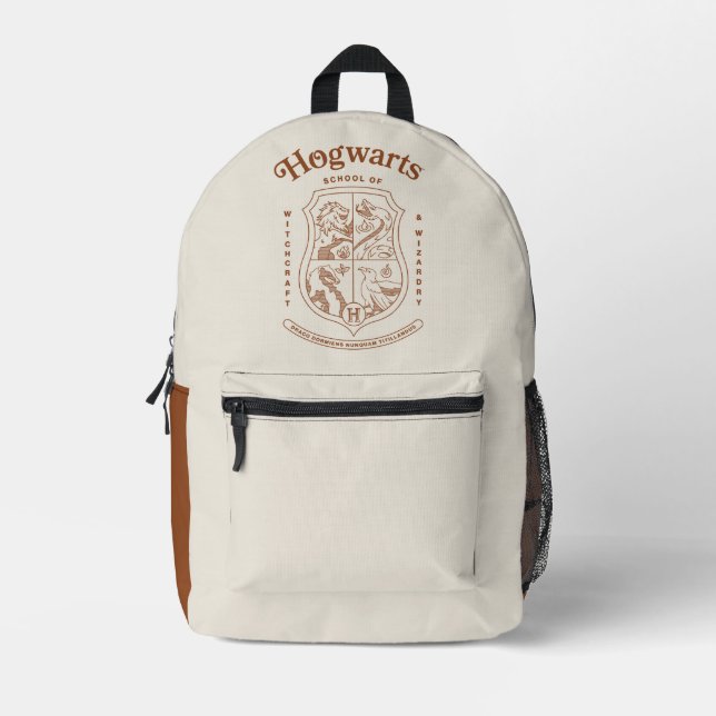 HOGWARTS™ School of Witchcraft and Wizardry Crest Printed Backpack (Front)