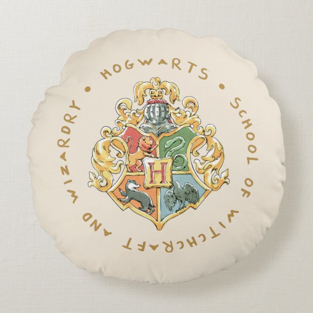 HOGWARTS™ School of Witchcraft and Wizardry Round Cushion (Front)