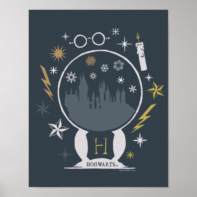 HOGWARTS™ Snow Globe Graphic Poster (Front)