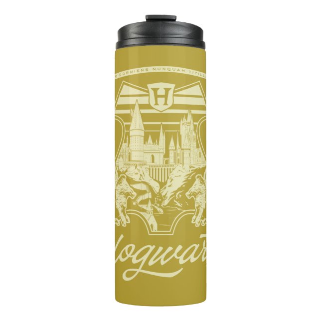 HOGWARTS™ Winged Shield Graphic Thermal Tumbler (Front)