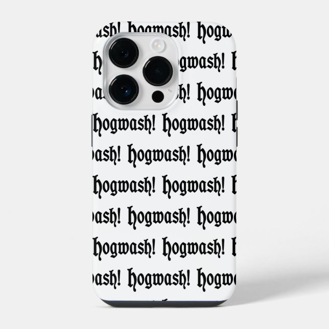 Hogwash! iPhone Case (Back)