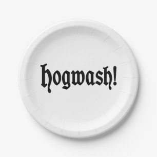Hogwash! Paper Plate