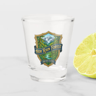 Hoh Rain Forest, Olympic National Park Washington Shot Glass