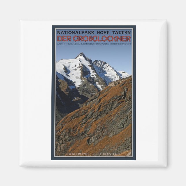 Hohe Tauern - Großglockner Magnet (Front)