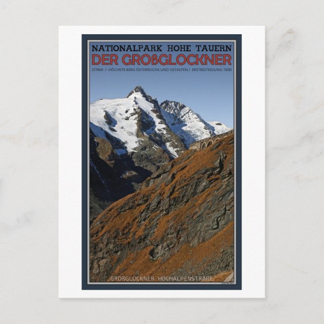Hohe Tauern - Großglockner Postcard (Front)