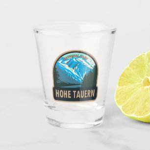 Hohe Tauern National Park Austria Vintage Shot Glass