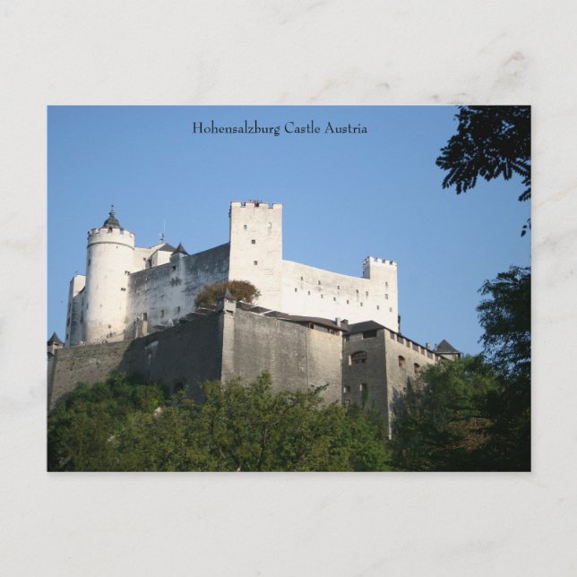 Hohensalzburg Castle, Austria Postcard (Front)