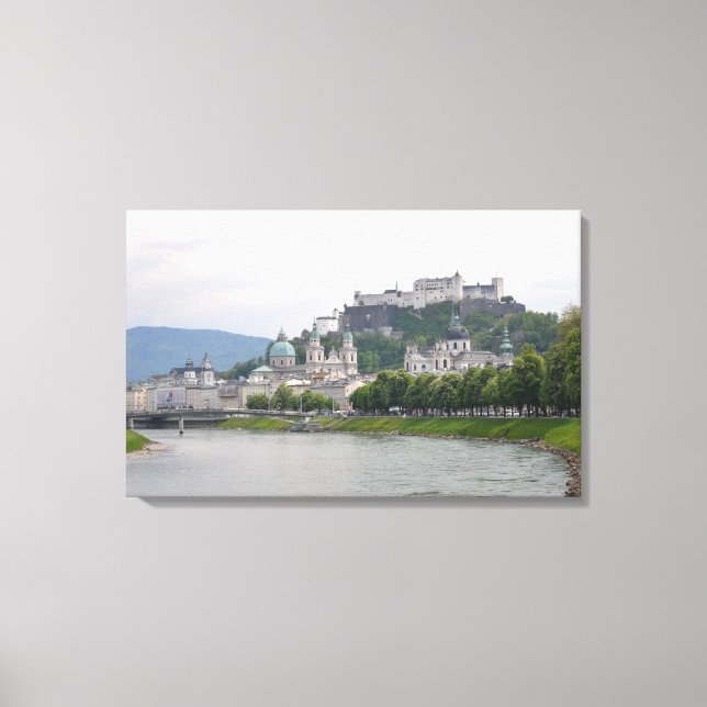 Hohensalzburg Castle, Salzburg, Austria Canvas Print (Front)