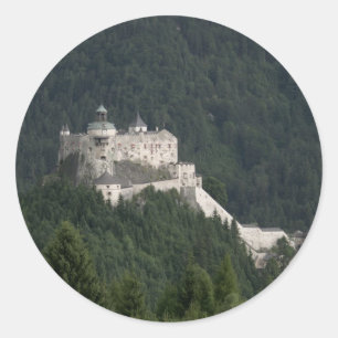 Hohenwerfen Castle Classic Round Sticker