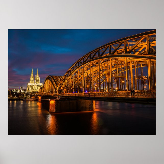 Hohenzollern Bridge Poster (Front)