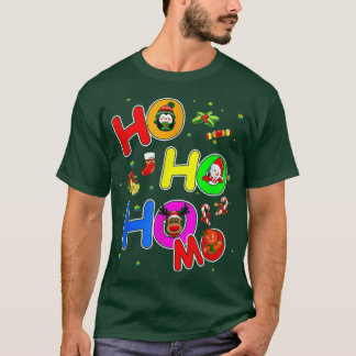 Hoho Homo Gay Christmas Santa Hat Love Is Love Lgb T-Shirt