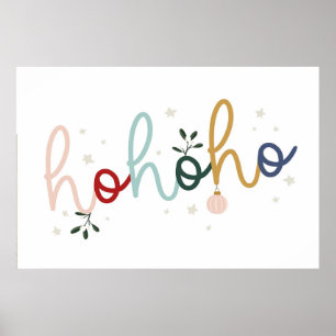 Hohoho Christmas Poster