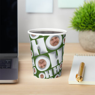 HoHoHo! Coffee from ME! Your Face  Paper cup