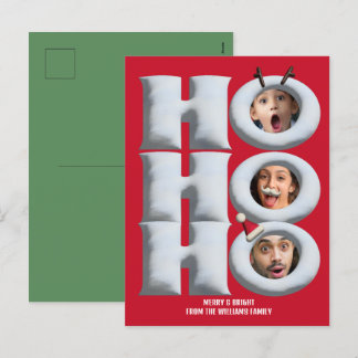 HOHOHO! Create your own holiday card! Postcard