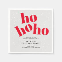 Hohoho Let's Get Tipsy and Toasty Christmas Party