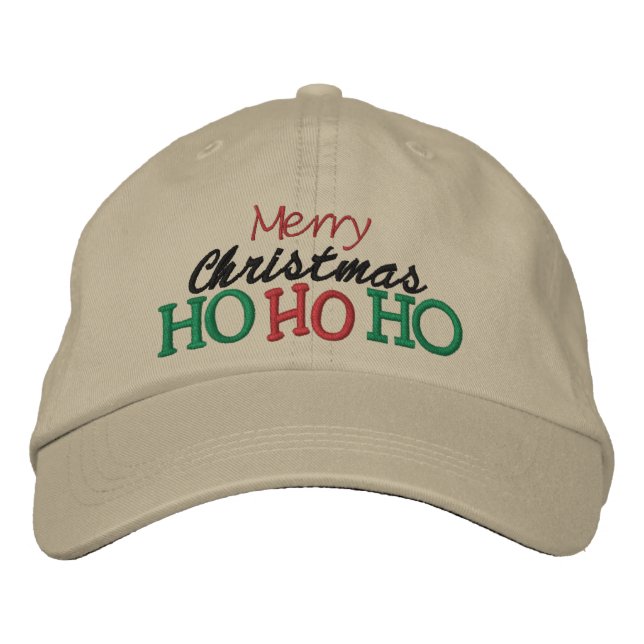 HOHOHO Merry Christmas Cap by SRF (Front)