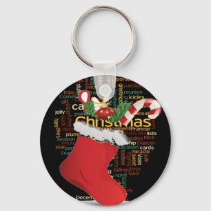 HoHoHo! Merry Christmas GIFTS and a Happy New Year Key Ring