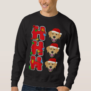 Hohoho Santa Golden Retriever Christmas Sweatshirt