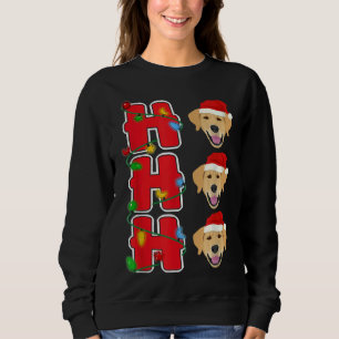 Hohoho Santa Golden Retriever Christmas Sweatshirt