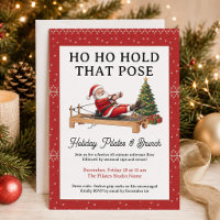 HoHoHold That Pose Funny Christmas Pilates Brunch