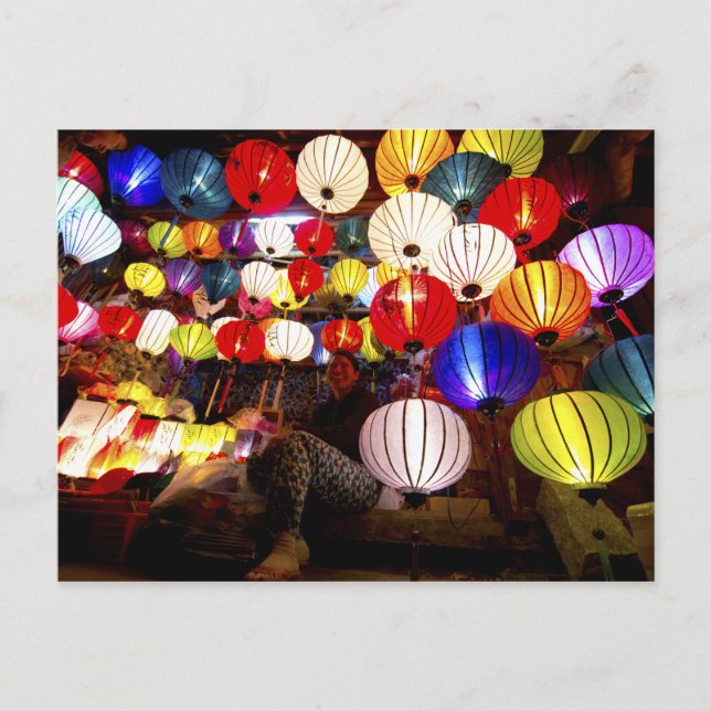Hoi An Lantern Lady Postcard (Front)