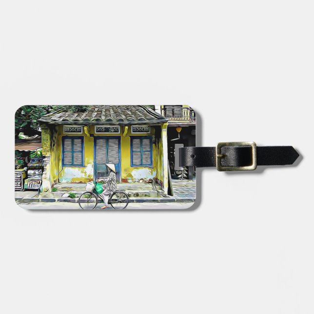 Hoi An, Vietnam Bicycle Luggage Tag (Front Horizontal)