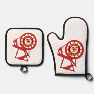 HOJ OVEN MITT & POT HOLDER SET