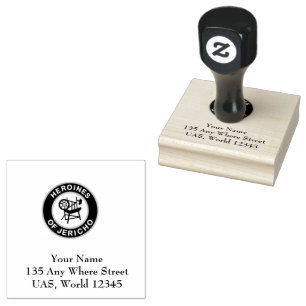 HOJ Personalised Rubber Stamp