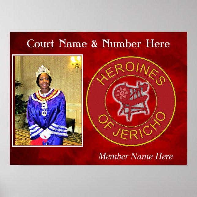 HOJ Personalize Photo Poster (Front)