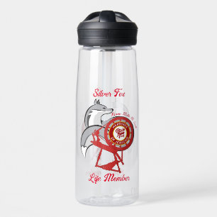 HOJ Silver Fox Life Member Water Bottle