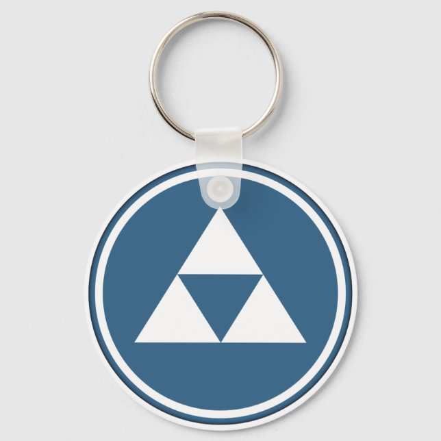 Hojo Clan Kamon Key Ring (Front)