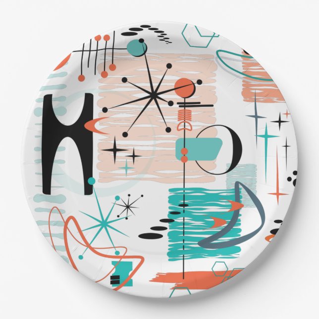 HoJo Retro Paper Plate (Front)