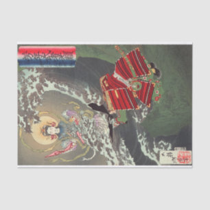 Hōjō Tokimasa of Tōtōmi Praying to Benzaiten Tissue Paper