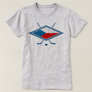 Hokej český Czech T-Shirt with Name & Number