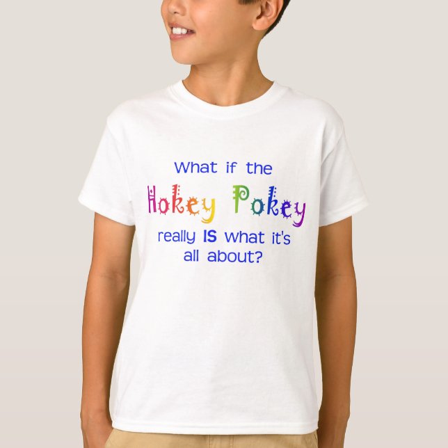 Hokey Pokey Conspiracy Kids' Shirt (Front)