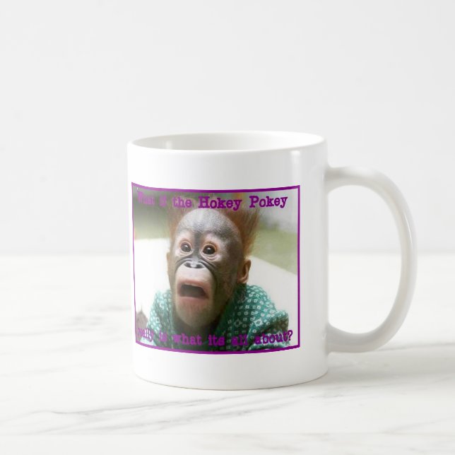 Hokey Pokey Orangutan Coffee Mug (Right)