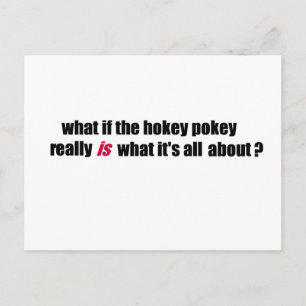 Hokey pokey postcard