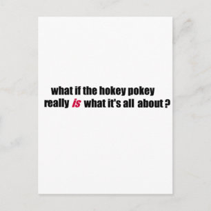 Hokey pokey postcard